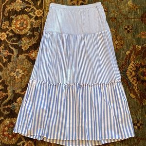 J. Crew Seersucker Skirt- EEUC Size Small